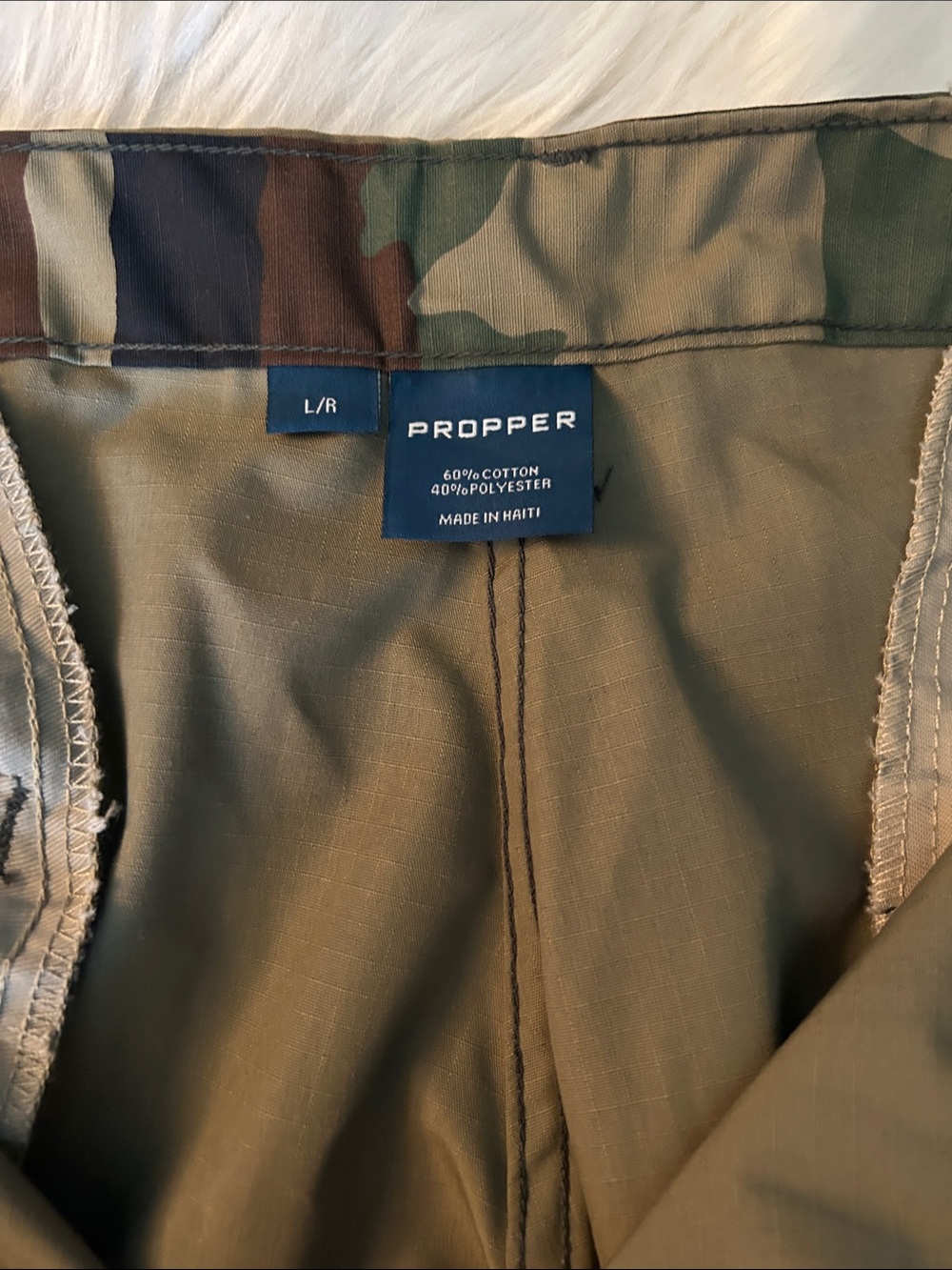 Propper Men's Camo Cargo Pants - Green/Brown/Black - Picture 4 of 11